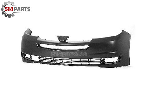 2004 - 2005 TOYOTA SIENNA FRONT BUMPER COVER without SENSOR HOLES with RADAR CRUISE CONTROL - PARE-CHOC AVANT sans TROUS de CAPTEUR avec REGULATEUR de VITESSE RADAR