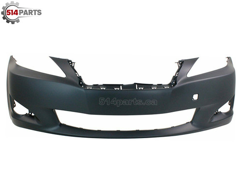 2009 - 2010 LEXUS IS250/350 SEDAN FRONT BUMPER COVER without SENSOR HOLES without HEADLIGHT WASHER HOLES - PARE-CHOCS AVANT  sans TROUS DE CAPTEUR sans TROUS de LAVE-PHARES