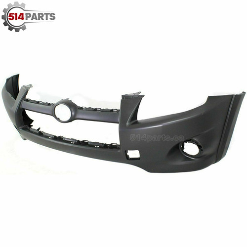 2009 - 2012 TOYOTA RAV4 LIMITED PRIMED FRONT BUMPER COVER - PARE-CHOCS AVANT PRIME