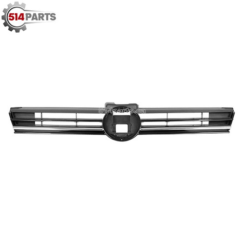 2018 - 2020 VOLKSWAGEN GOLF HATCHBACK and SPORTWAGEN FRONT BUMPER COVER GRILLE PRIMED BLACK with CHROME MOLDING - CALANDRE pour PARE-CHOC AVANT PRIME NOIR avec MOULURE CHROME 2018 - 2020 VOLKSWAGEN GOLF HATCHBACK and SPORTWAGEN FRONT BUMPER COVER GRILLE PRIMED BLACK with CHROME MOLDING - CALANDRE pour PARE-CHOC AVANT PRIME NOIR avec MOULURE CHROME