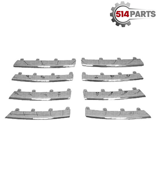 2005 - 2010 VOLKSWAGEN JETTA GRILLE MOLDING KIT CHROME - KIT de MOULURE de CALANDRE pour PARE-CHOCS AVANT CHROME 2005 - 2010 VOLKSWAGEN JETTA GRILLE MOLDING KIT CHROME - KIT de MOULURE de CALANDRE pour PARE-CHOCS AVANT CHROME