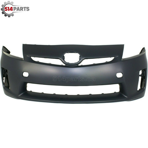 2010 - 2011 TOYOTA PRIUS FRONT BUMPER COVER without PARKING SENSOR/HEADLIGHT WASHER HOLES use with HALOGEN LIGHTS - PARE-CHOC AVANT sans TROUS de CAPTEURS de STATIONNEMENT/LAVE-PHARES utiliser avec des LUMIERES HALOGENES