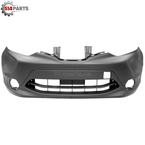 2017 - 2019 NISSAN QASHQAI FRONT BUMPER COVER UPPER PRIMED with TEXTURED LOWER - PARE-CHOC AVANT avec BAS TEXTURE et SUPERIEURE PRIME