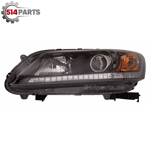 2013 - 2015 HONDA ACCORD SEDAN EX/LX/SPORT MODELS AND 2.4 LITER EX-L HEADLIGHTS - PHARES AVANT