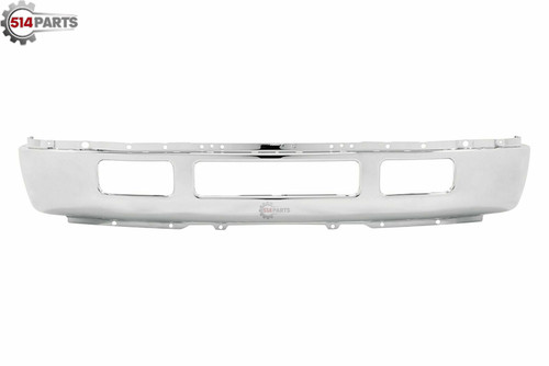 2005 - 2007 FORD F250/350 FRONT BUMPER FACE BAR CHROME STEEL without FLARE HOLES - PARE-CHOC AVANT en ACIER CHROMEE sans TROUS EVASES 2005 - 2007 FORD F250/350 FRONT BUMPER FACE BAR CHROME STEEL without FLARE HOLES - PARE-CHOC AVANT en ACIER CHROMEE sans TROUS EVASES