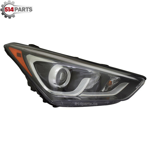 2017 - 2018 HYUNDAI SANTA FE SPORT HEADLIGHTS with LED ACCENT High Quality - PHARES AVANT avec ACCENT LED Haute Qualite