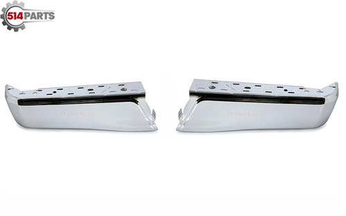 2015 - 2020 FORD F150 REAR BUMPER END CHROME FINISH without PARKING SENSOR HOLE - EXTREMITE DU PARE-CHOCS ARRIERE CHORMEE sans TROU POUR CAPTEUR DE STATIONNEMENT