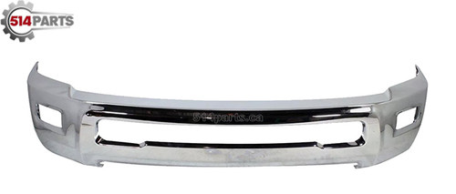 2010 - 2018 DODGE RAM 2500/3500 CHROME STEEL FRONT BUMPER FACE BAR with FOG LIGHT HOLES without PARKING SENSOR HOLES - PARE-CHOCS AVANT en ACIER CHROMEE avec TROUS ANTIBROUILLARD sans TROUS de CAPTEUR 2010 - 2018 DODGE RAM 2500/3500 CHROME STEEL FRONT BUMPER FACE BAR with FOG LIGHT HOLES without PARKING SENSOR HOLES - PARE-CHOCS AVANT en ACIER CHROMEE avec TROUS ANTIBROUILLARD sans TROUS de CAPTEUR
