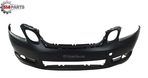2006 - 2007 LEXUS GS300/350/430/450H FRONT BUMPER COVER without SENSOR HOLES/HEADLIGHTS WASHER HOLES - PARE-CHOCS AVANT sans TROUS DE CAPTEUR/TROUS DE LAVE-PHARES