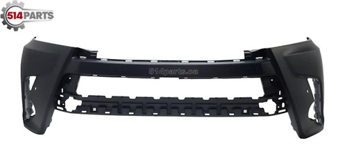 2017 - 2019 TOYOTA HIGHLANDER and HIGHLANDER HYBRID FRONT BUMPER COVER with PARKING SENSOR HOLES - PARE-CHOC AVANT avec TROUS de CAPTEUR