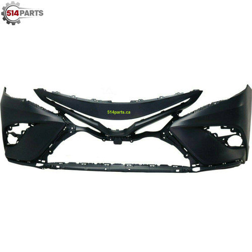 2018 - 2020 TOYOTA CAMRY and CAMRY HYBRID SE MODELS W/O SENSOR FRONT BUMPER COVER - PARE-CHOC AVANT pour MODELES SE sans TROU DE CAPTEUR