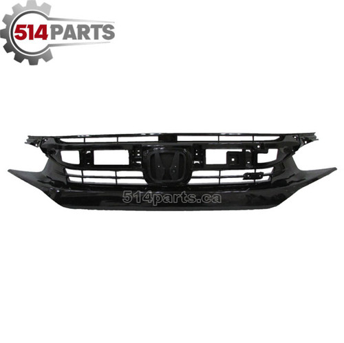 2019 - 2021 HONDA CIVIC SI MODELS FRONT BUMPER COVER GRILLE BLACK - GRILLE DE COUVERCLE DE PARE-CHOCS AVANT