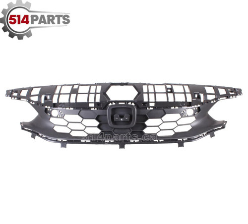 2022 - 2024 HONDA CIVIC FRONT UPPER GRILLE WITH PARK ASSIST SENSOR HOLES - CALANDRE SUPERIEURE AVANT