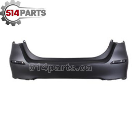 2022 - 2024 HONDA CIVIC HATCHBACK REAR BUMPER COVER WITHOUT PARK ASSIST SENSOR HOLES - CACHE DU PARE-CHOCS ARRIERE SANS TROUS POUR CAPTEURS D'ASSISTANCE AU STATIONNEMENT