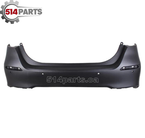 2022 - 2024 HONDA CIVIC HATCHBACK REAR BUMPER COVER WITH PARK ASSIST SENSOR HOLES - CACHE DU PARE-CHOCS ARRIERE AVEC TROUS POUR CAPTEURS D'ASSISTANCE AU STATIONNEMENT