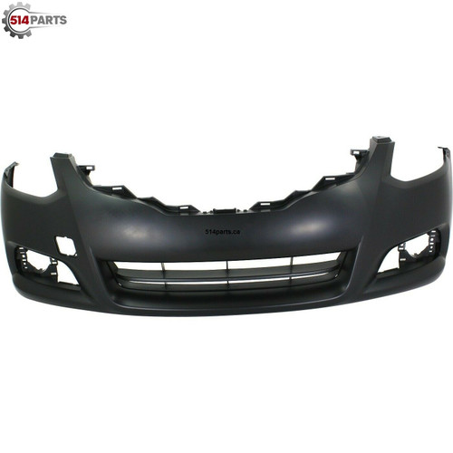 2010 - 2013 NISSAN ALTIMA COUPE FRONT BUMPER COVER PRIMED BLACK - PARE-CHOC AVANT NOIR PRIME