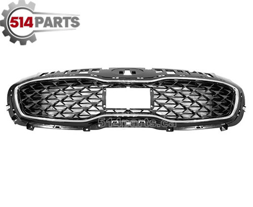 2020 - 2022 KIA SPORTAGE FRONT UPPER GRILLE FOR USE WITH PRE-COLLISION SYSTEM - CALANDRE SUPÉRIEURE AVANT