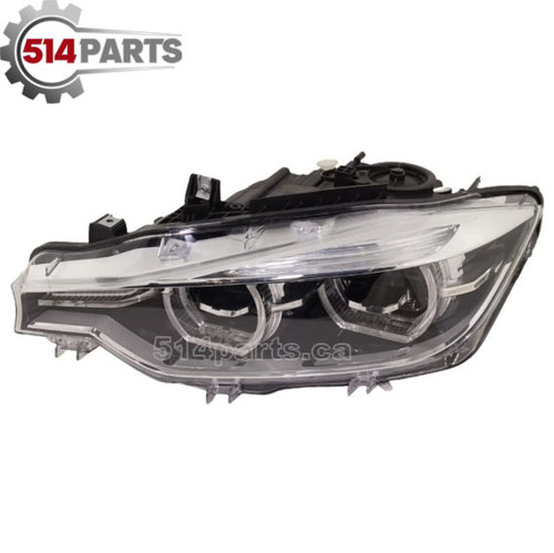 2016 - 2019 BMW 3 SERIES LED HEADLIGHT ASSEMBLY WITH ADAPTIVE LAMPS - ENSEMBLE DE PHARE À LED
