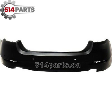 2014 - 2016 BMW 5 SERIES 535/HYBRID SEDAN REAR BUMPER COVER WITH PARK ASSIST SENSOR HOLES - COUVRE-PARE-CHOCS ARRIÈRE AVEC TROUS POUR CAPTEURS D'AIDE AU STATIONNEMENT
