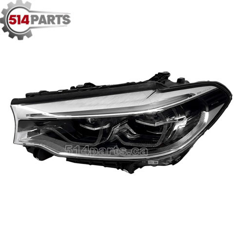 2017 - 2020 BMW 5 SERIES LED HEADLIGHT ASSEMBLY WITH ICON ADAPTIVE - ENSEMBLE DE PHARE À LED