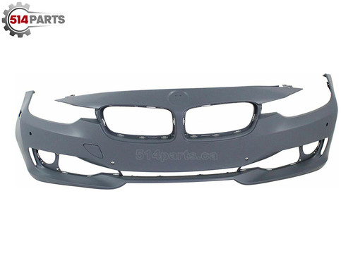 2012 - 2015 BMW 3 SERIES SEDAN/WAGON FRONT BUMPER WITH SENSOR NO HEAD LIGHTS WASHER NO CAMERA NO PARK DISTANCE CONTROL NO MOLDING - PARE-CHOCS AVANT AVEC SENSOR NO LAVE PHARES NO CAMERA NO PARK DISTANCE CONTROL NO MOLDING 2012 - 2015 BMW 3 SERIES SEDAN/WAGON FRONT BUMPER WITH SENSOR NO HEAD LIGHTS WASHER NO CAMERA NO PARK DISTANCE CONTROL NO MOLDING - PARE-CHOCS AVANT AVEC SENSOR NO LAVE PHARES NO CAMERA NO PARK DISTANCE CONTROL NO MOLDING