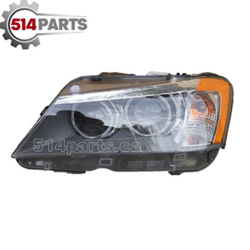 2011 - 2014 BMW X3 HID HEADLIGHT ASSEMBLY WITH ADAPTIVE LAMPS - ENSEMBLE DE PHARE HALOGÈNE