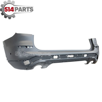 2018 - 2021 BMW X3 WITHOUT M-PACKAGE REAR BUMPER COVER WITH PARK ASSIST SENSOR HOLES FOR USE WITH TRAILER HITCH - COUVRE-PARE-CHOCS ARRIÈRE AVEC TROUS POUR CAPTEURS D'AIDE AU STATIONNEMENT