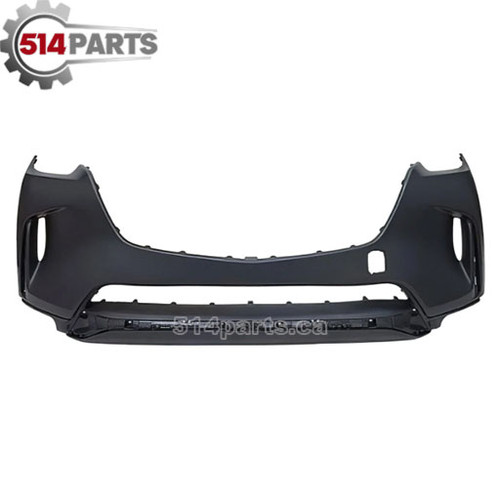 2024 - 2025 MAZDA CX-90 FRONT BUMPER COVER WITHOUT PARK ASSIST SENSOR HOLES - CACHE DU PARE-CHOCS AVANT SANS TROUS POUR CAPTEURS D'ASSISTANCE AU STATIONNEMENT