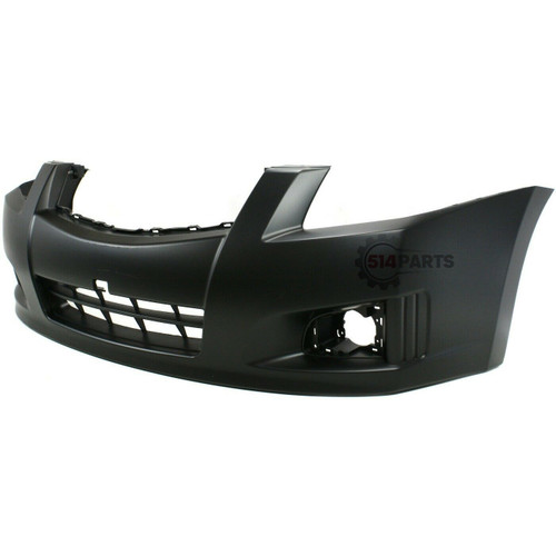 2009 - 2012 NISSAN SENTRA 2.5L ALL/2.0L SR MODEL FRONT BUMPER COVER with FOG LAMP HOLE - PARE-CHOC AVANT avec TROU DE FEU ANTIBROUILLARD