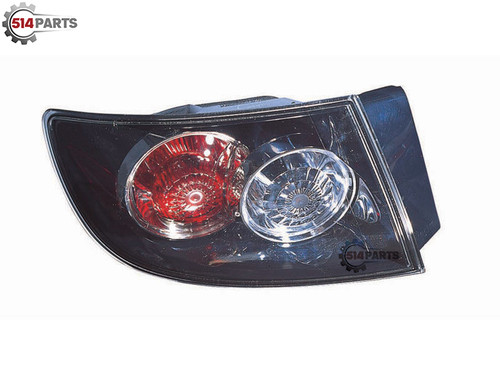 2007 - 2009 MAZDA 3 SEDAN STD BULBS TAIL LIGHTS High Quality - PHARES ARRIERE avec AMPOULES STANDARD Haute Qualite