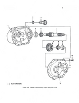 (3297L64X) Output Shaft Transfer Case