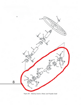 (11664542-2) Lower Steering Shaft