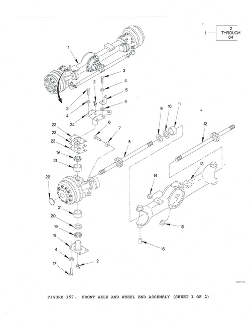 (A33202A9621) Front Axle Shaft