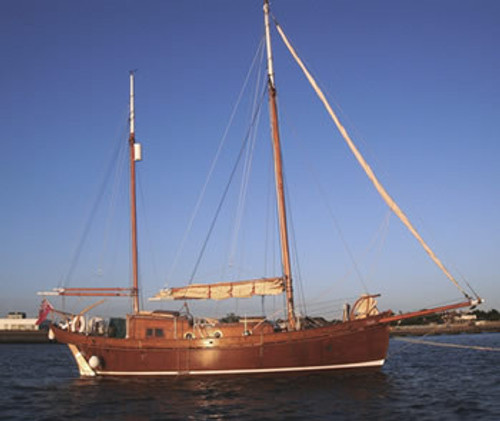 34' 6" Pinky Gaff Ketch Plans