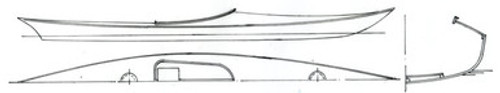 14' Cree Strip Planked Kayak Plans