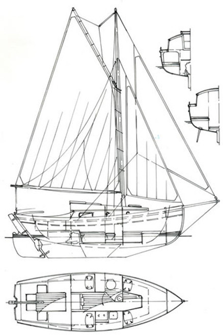 23' Martlet Pilot Cutter Plans
