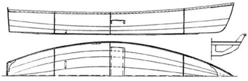 Deben 400 Rowing Skiff Plans