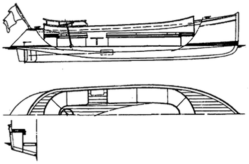 Pup - 20' Beaver Sterned Electric Launch Plans