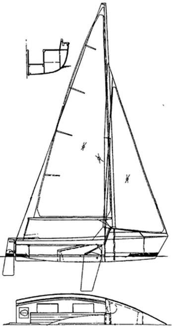 20' Strip Planked Kite Plans