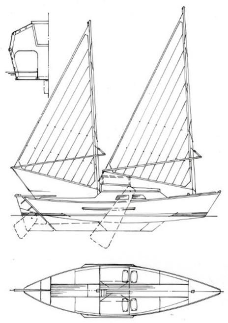 24' Mayfly Sharpie Plans