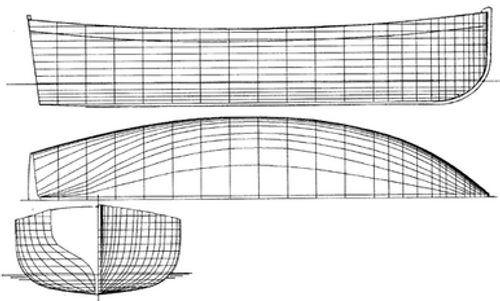 16'x6' Lightship's Lifeboat Mould Plans Plans