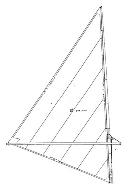 59 Square Foot Bolger Spritsail