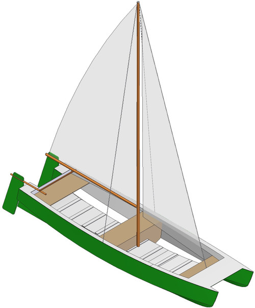 15′ Sail Catamaran Plans