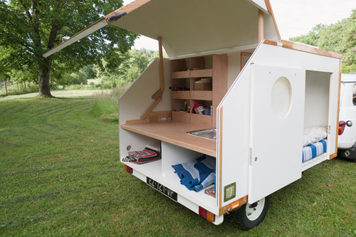 The Slidabox in camping mode
