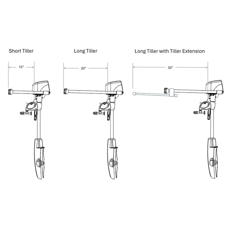 Tiller length options