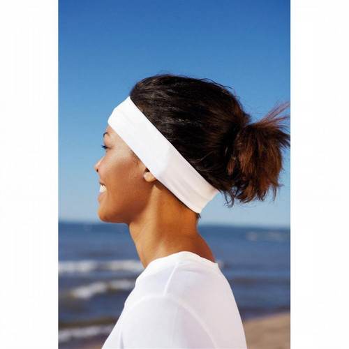 White Sports Headband