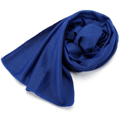 Navy Blue Microfibre Sports Towel