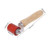 Silicone roller with wooden handle
