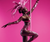 Pink Powder‑Coated Dance Pole
