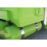 Chrome Shop Mafia 5" Full Wrap Aluminum Sleeper Panels - Peterbilt 63"